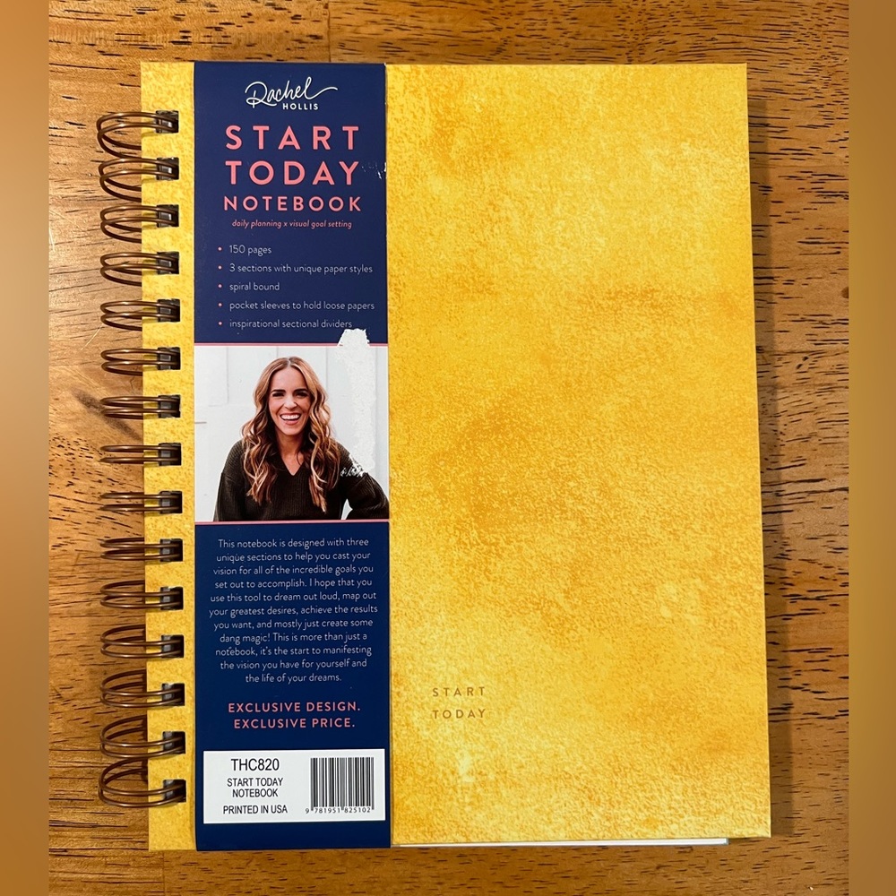 Rachel Hollis Start Today notebook
